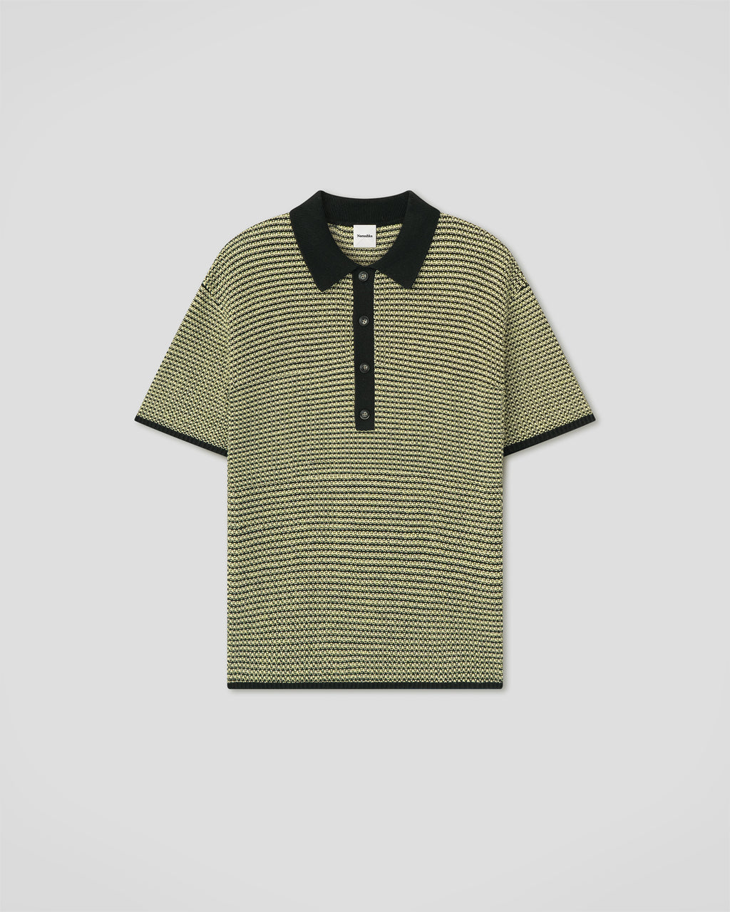 Enzo - Shirt - Acid Creme/Black