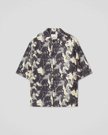 Anwell - Twill Silk Shirt - Abstract Aquarelle