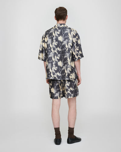 Anwell - Twill Silk Shirt - Abstract Aquarelle