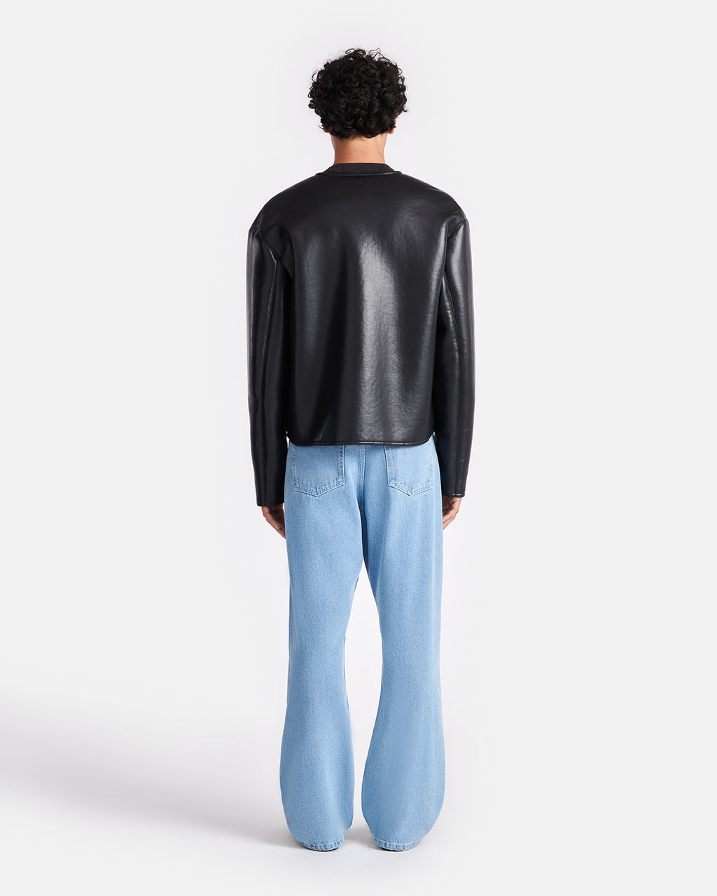 Vico - Shearling jacket - Black Brown