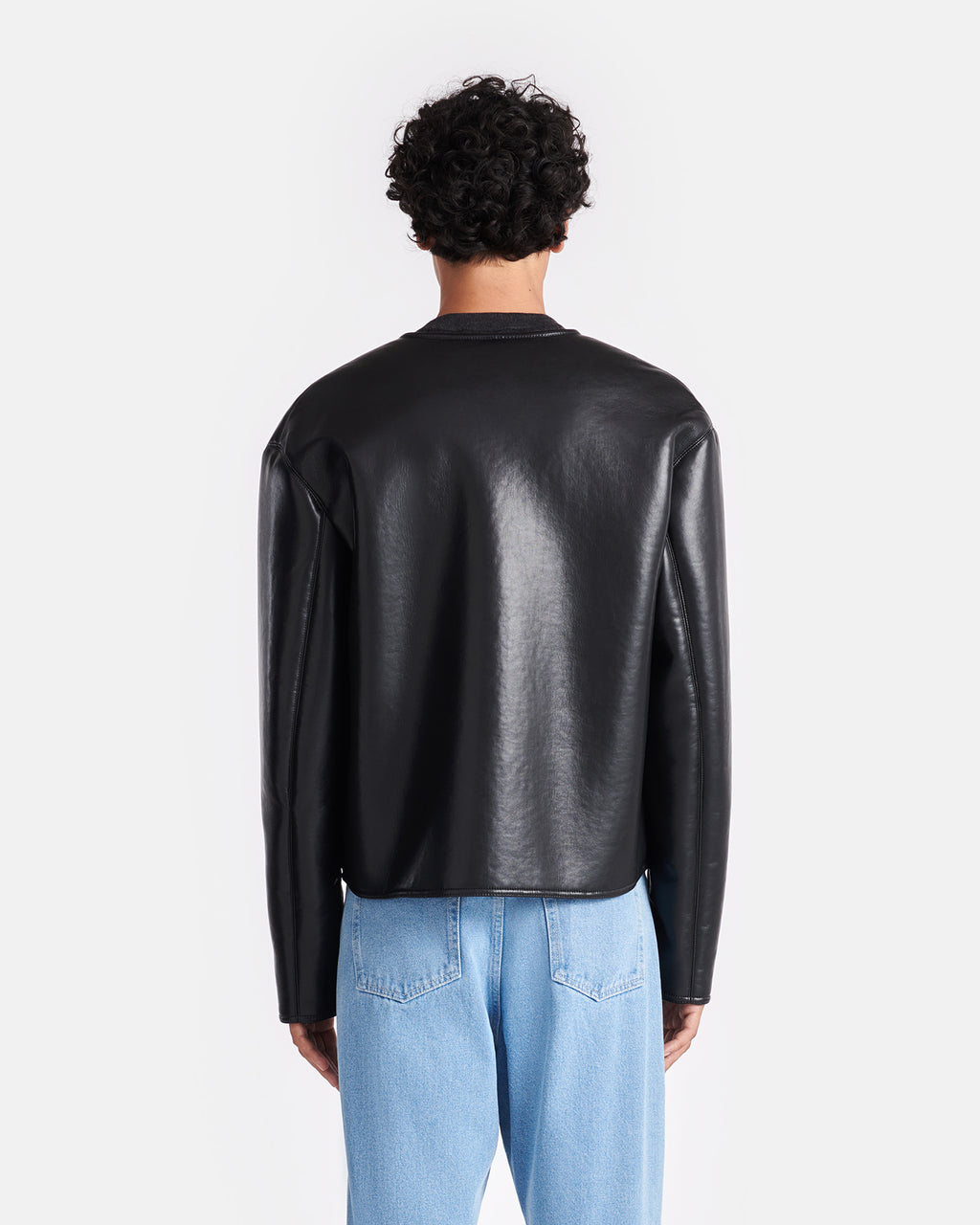 Vico - Shearling jacket - Black Brown