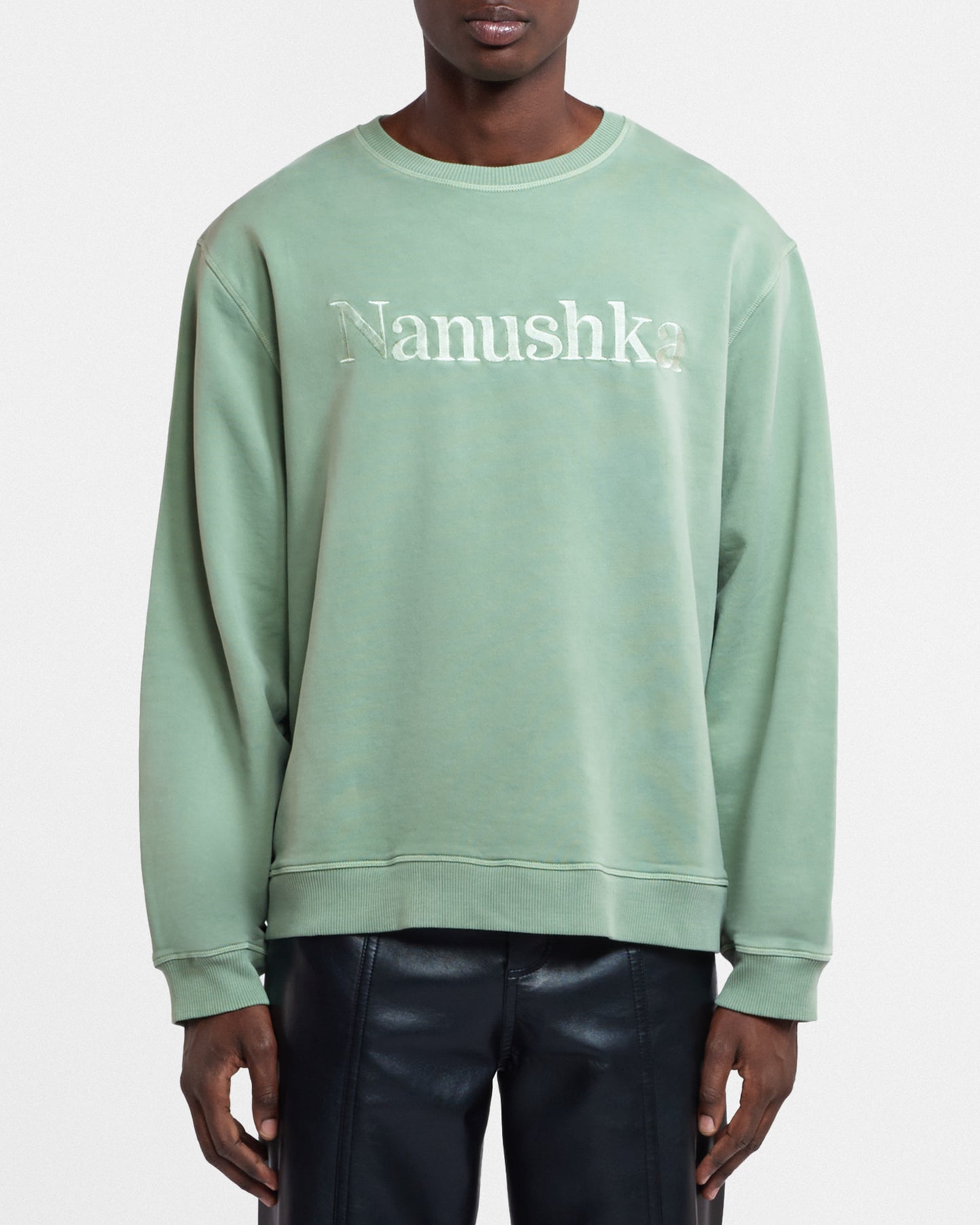 Mart - Organically Grown Cotton Sweatshirt - Leafy Green – Nanushka