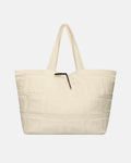 Symbol - Quilted tote bag - Creme