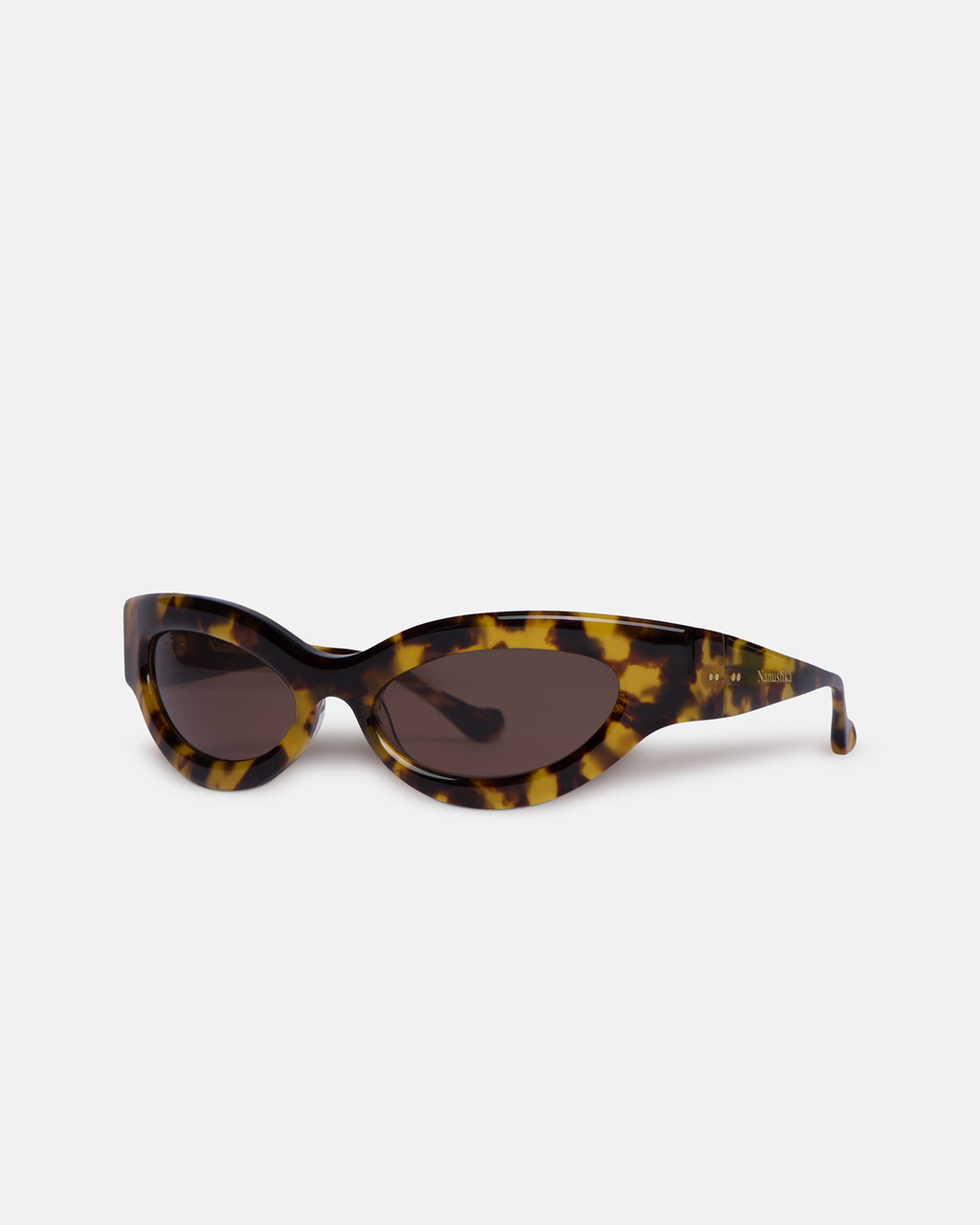 Trysta - Bioplastic sunglasses - Dark Amber
