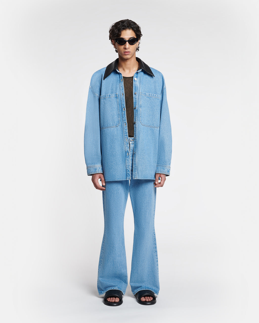 Beaux - Denim shirt - Mid Blue