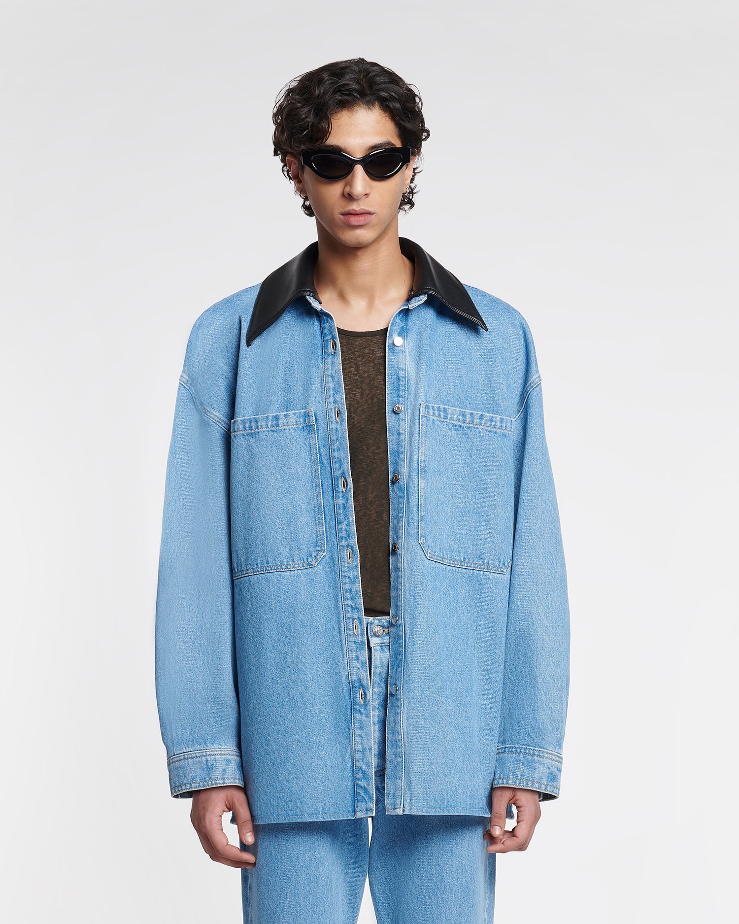 Beaux - Denim shirt - Mid Blue