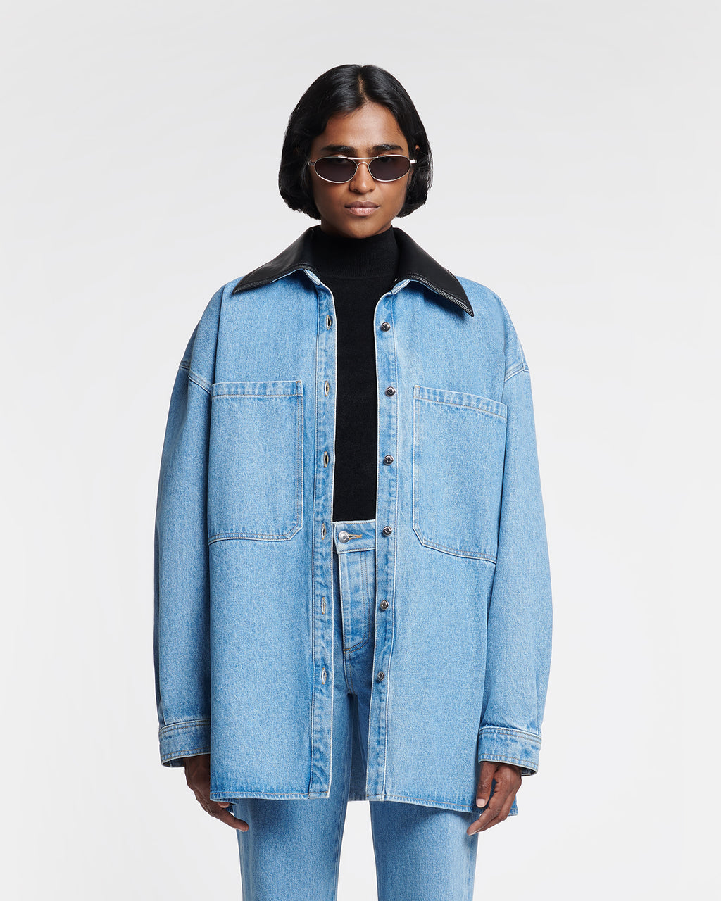 Beaux - Denim shirt - Mid Blue