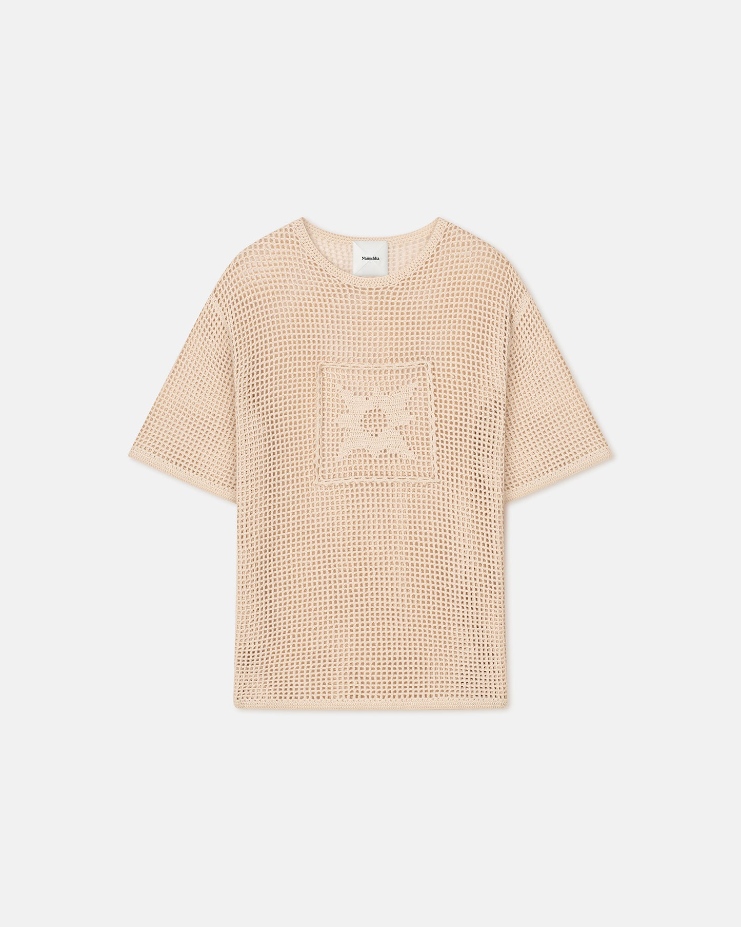 Estienne - Crochet Lace T-Shirt - Creme