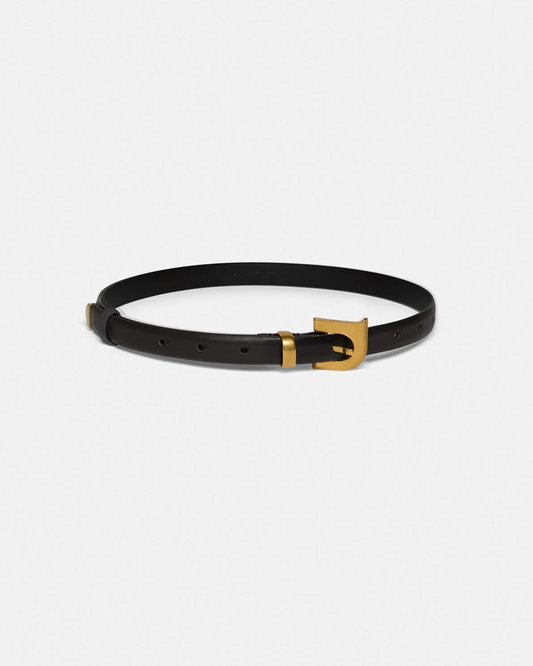Darbie - N' Monogram Belt - Black