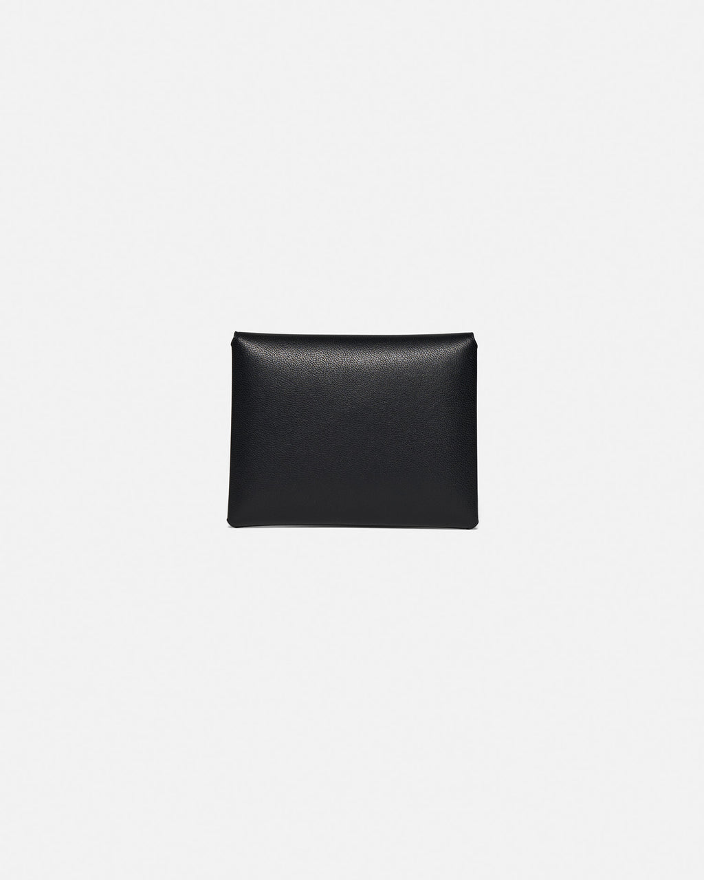 Folded - Leather cardholder - Black/Moonbeam