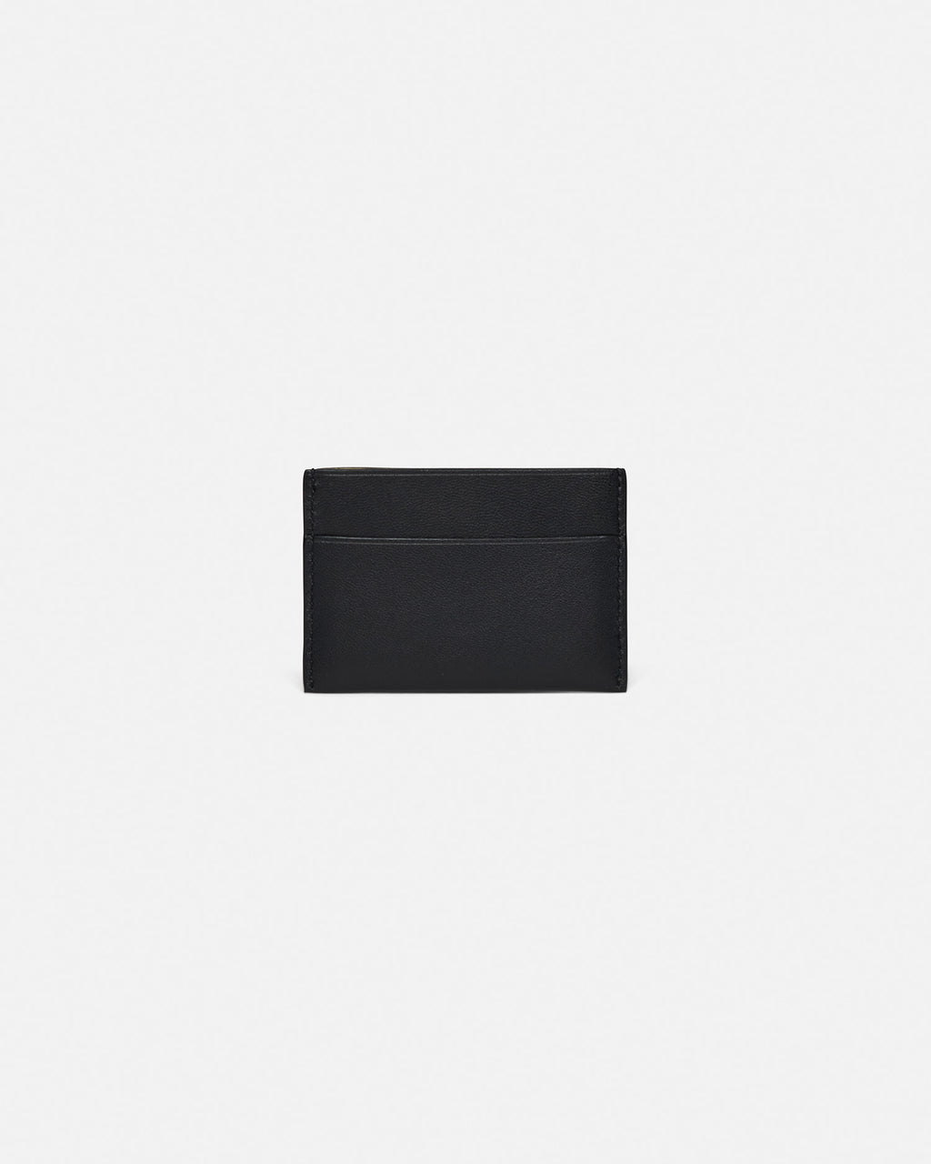 Origami - Leather cardholder - Black/Moonbeam