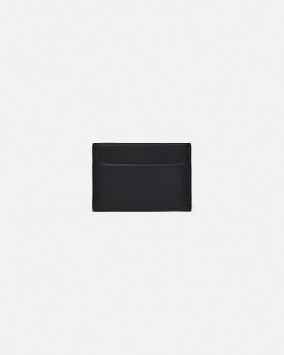 Origami - Leather Cardholder - Black/Moonbeam