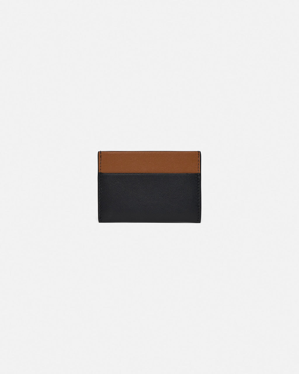 Origami - Leather cardholder - Black/Tan/Moonbeam