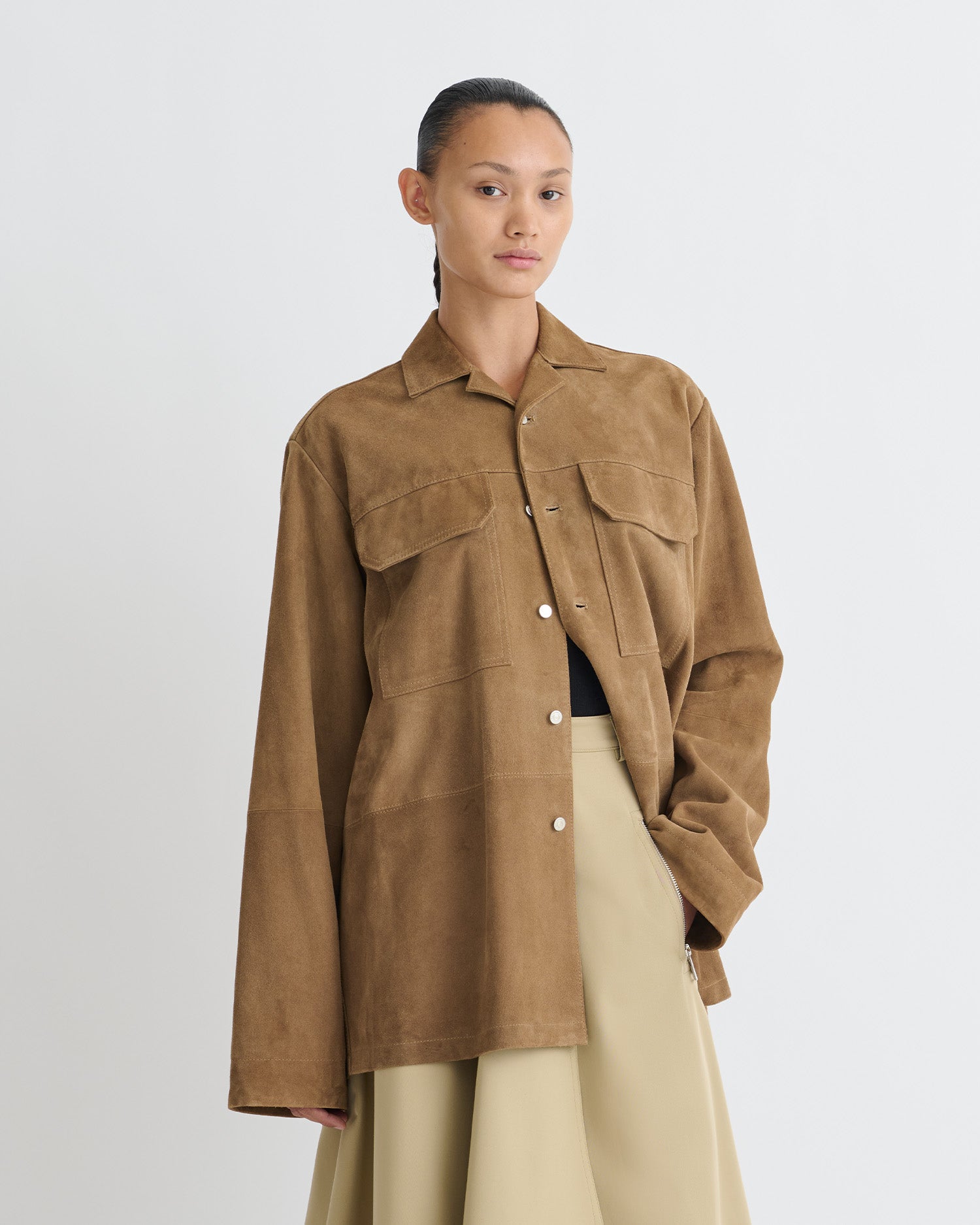 Kohar - Suede Jacket - Brown