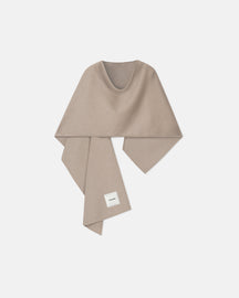 Kamin - Double Wool Scarf - Stone