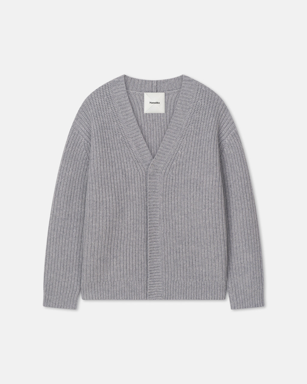Varten - Merino and Cashmere-Blend Cardigan - Light Grey