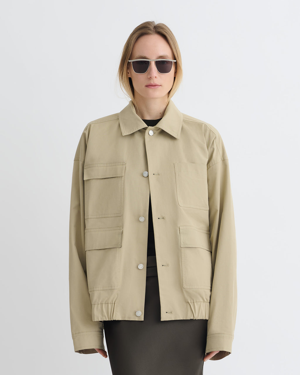 Zubin - Tech Twill Jacket - Pebble