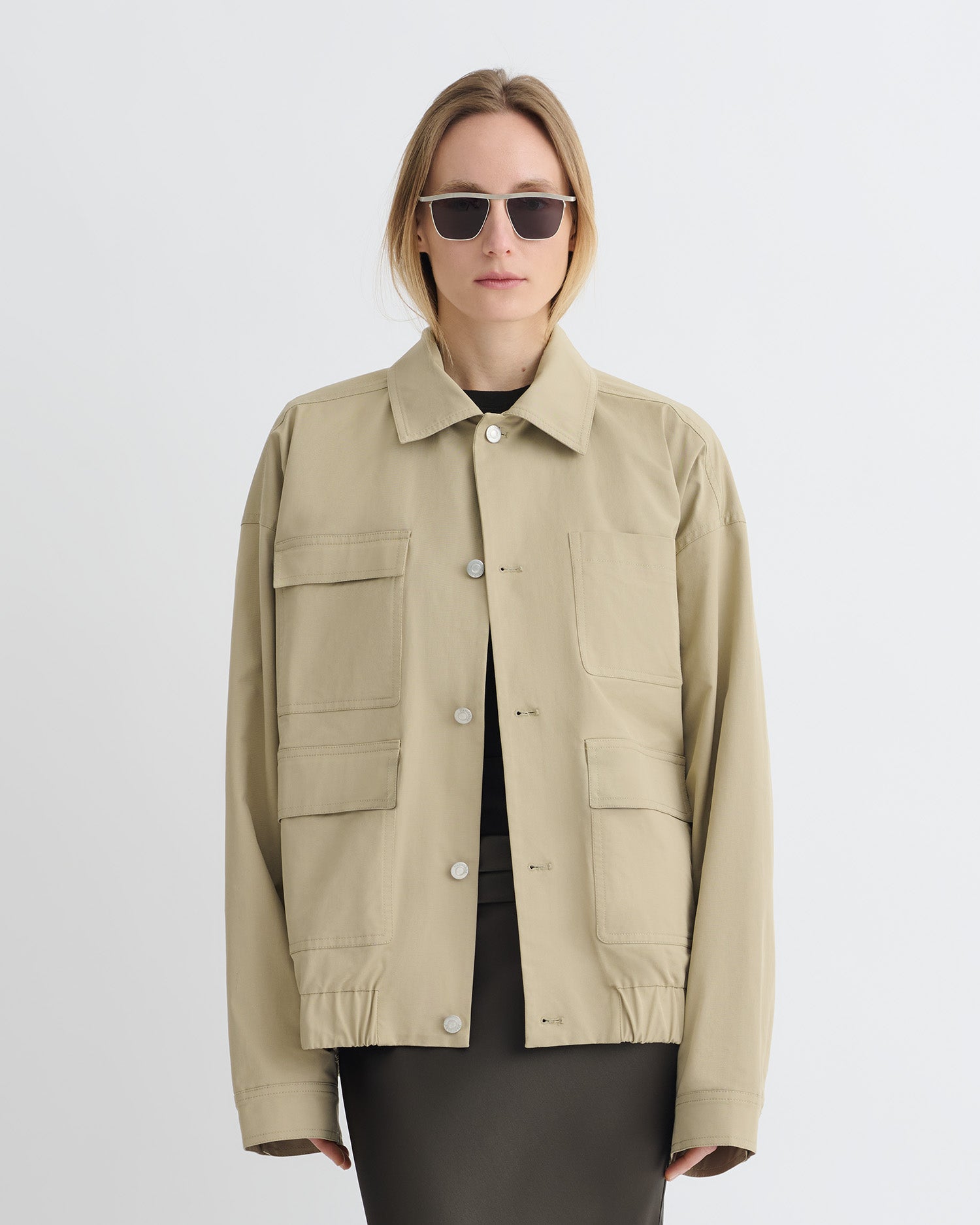 Zubin - Tech Twill Jacket - Pebble