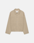 Zubin - Tech Twill Jacket - Pebble