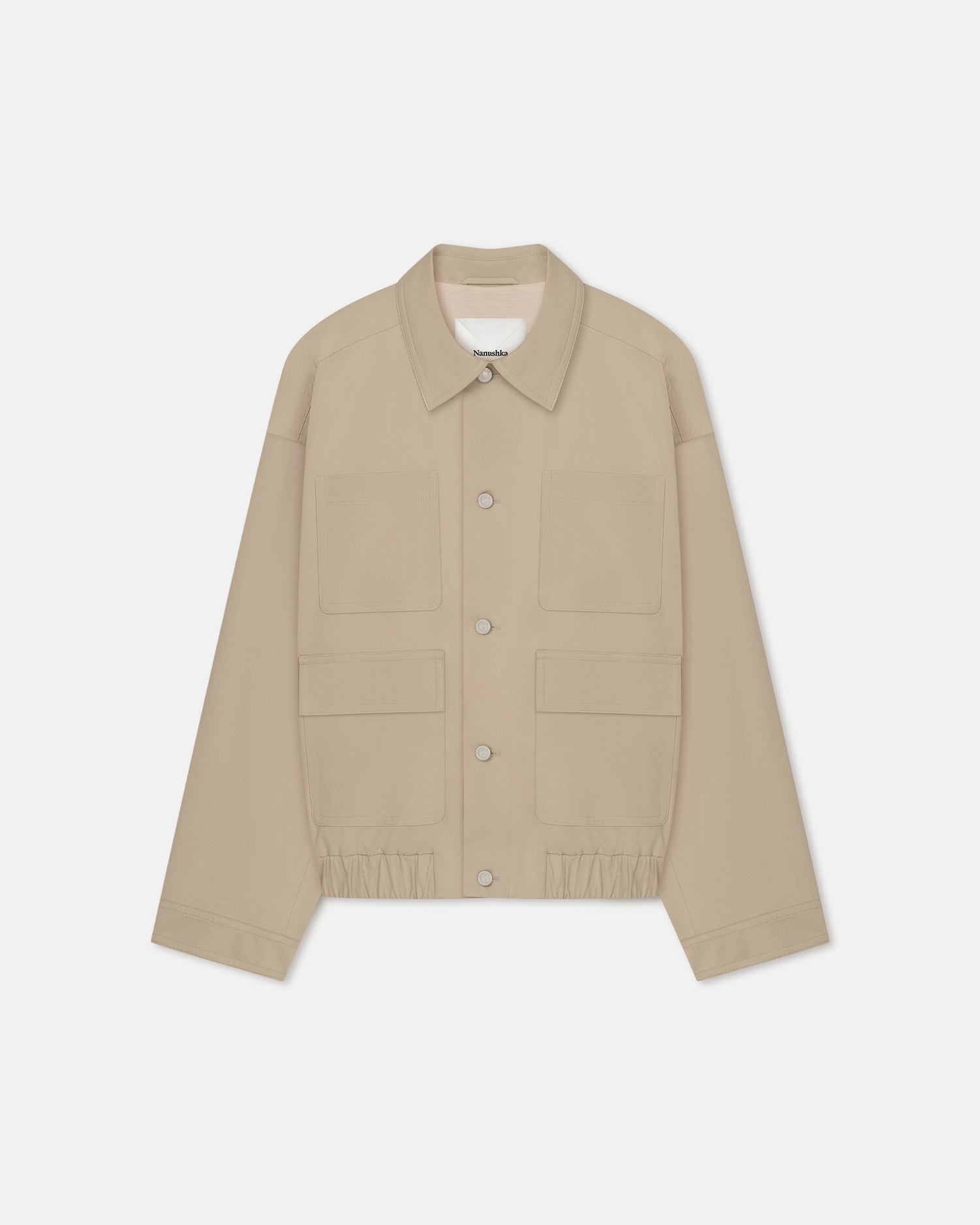 Zubin - Tech Twill Jacket - Pebble
