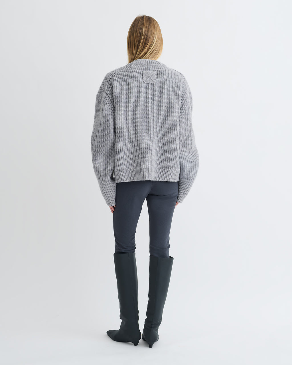 Morcar - Merino and cashmere sweater - Light Grey