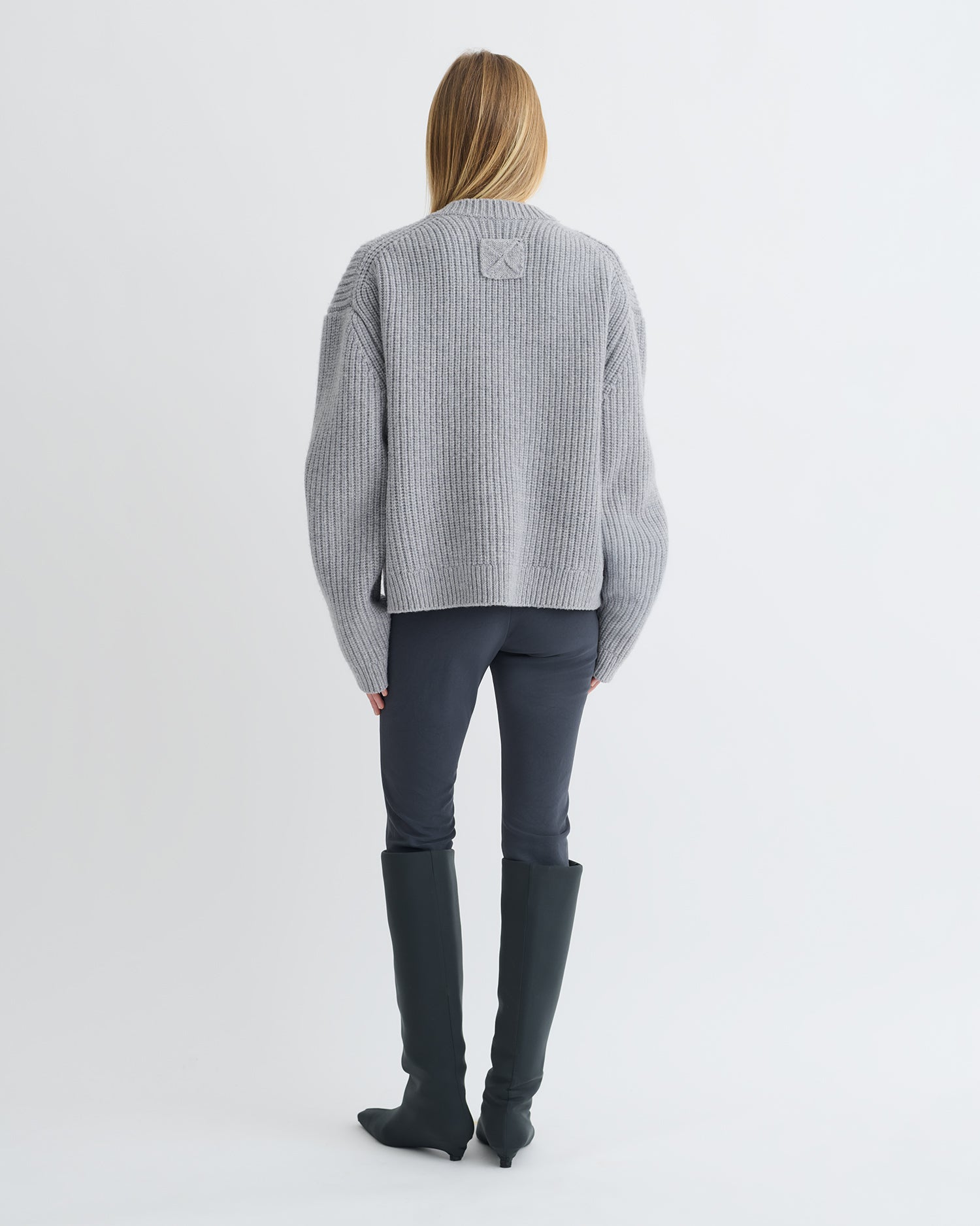 Morcar - Merino and cashmere sweater - Light Grey