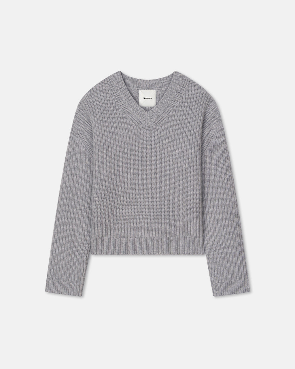 Morcar - Merino and cashmere sweater - Light Grey
