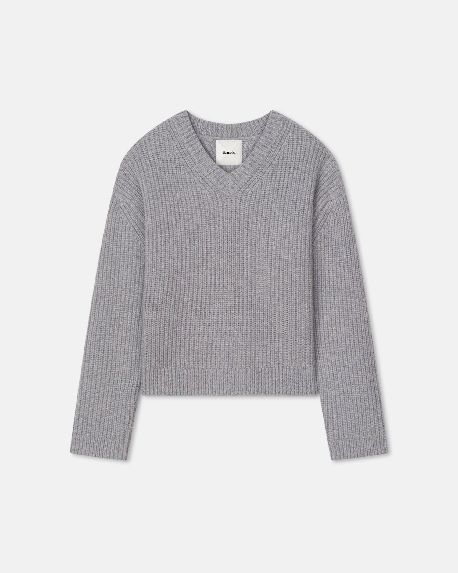 Morcar - Merino and Cashmere-Blend Sweater - Light Grey
