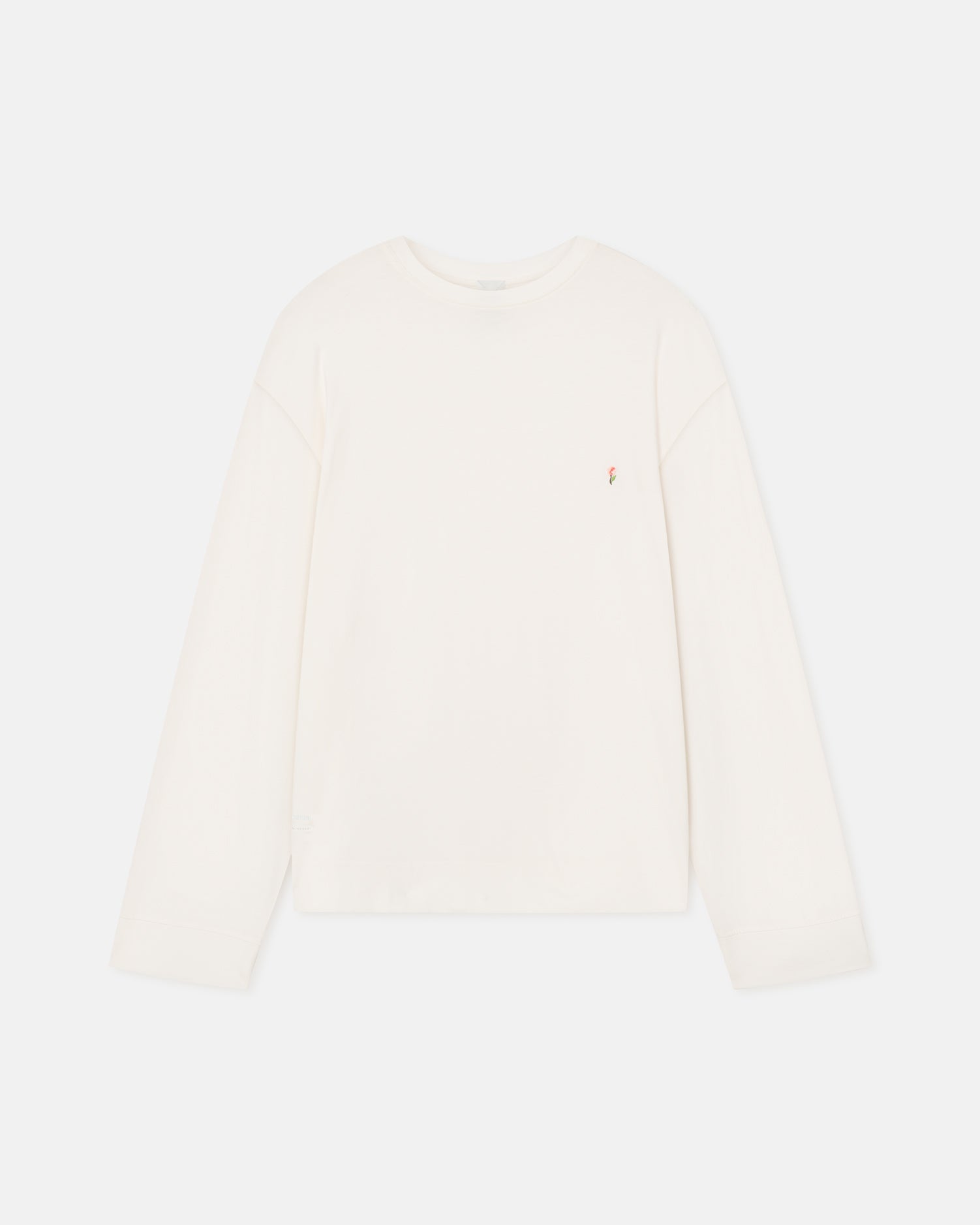 Kazmer - Cotton-Jersey Sweatshirt - Off White/Roses