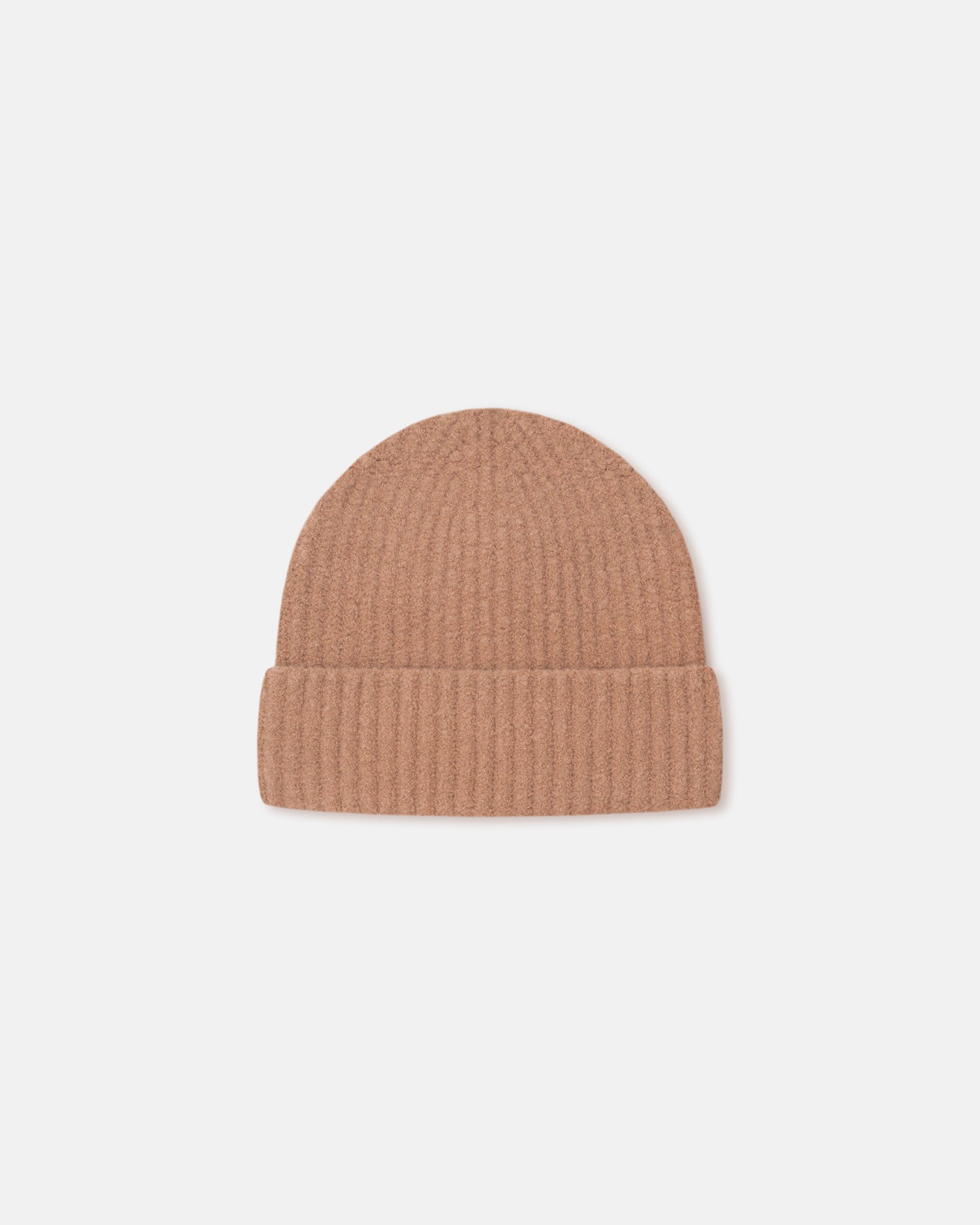 Corey - Compact Boucle Beanie - Camel