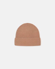 Corey - Compact Boucle Beanie - Camel