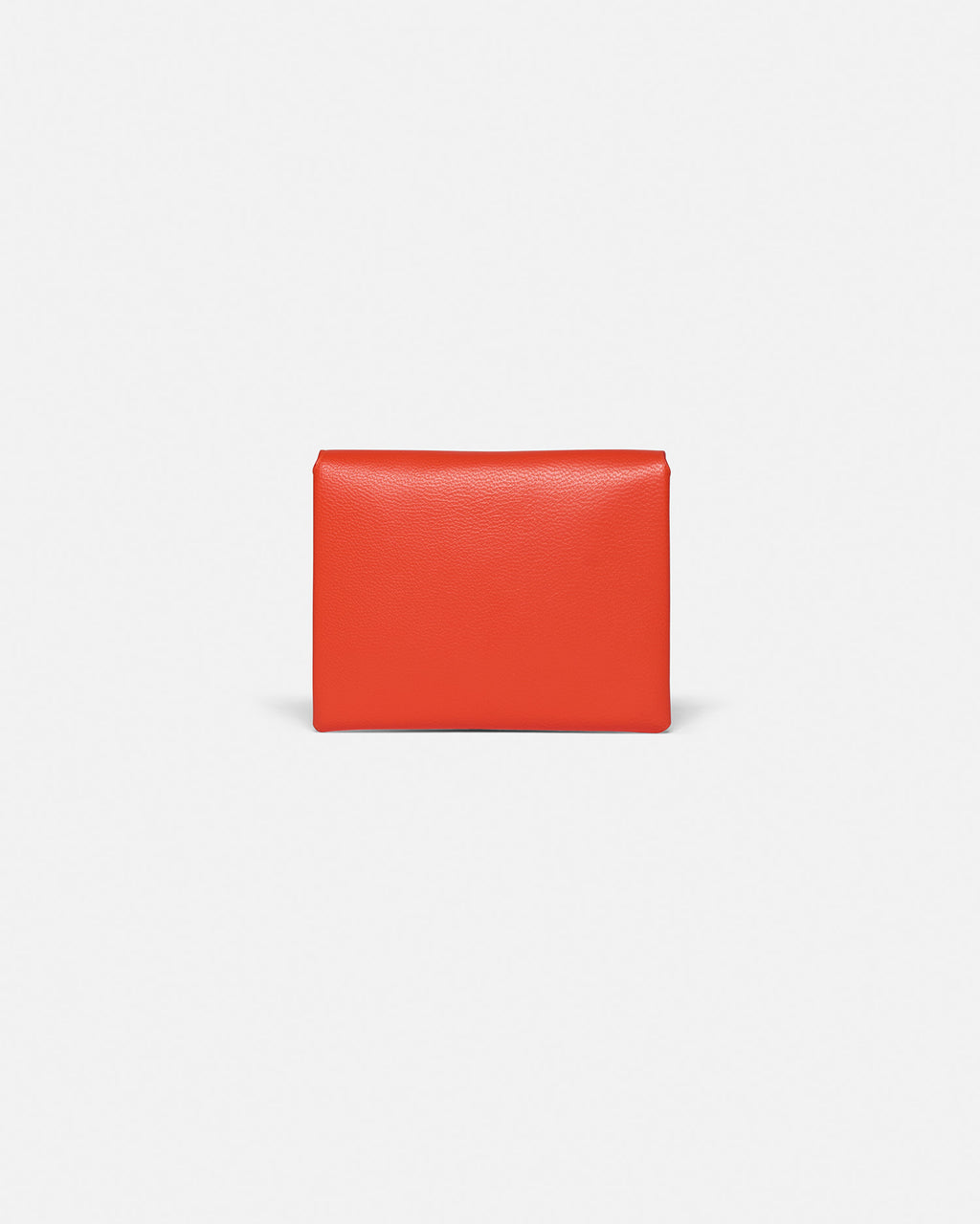 Folded - Leather cardholder - Red/Moonbeam