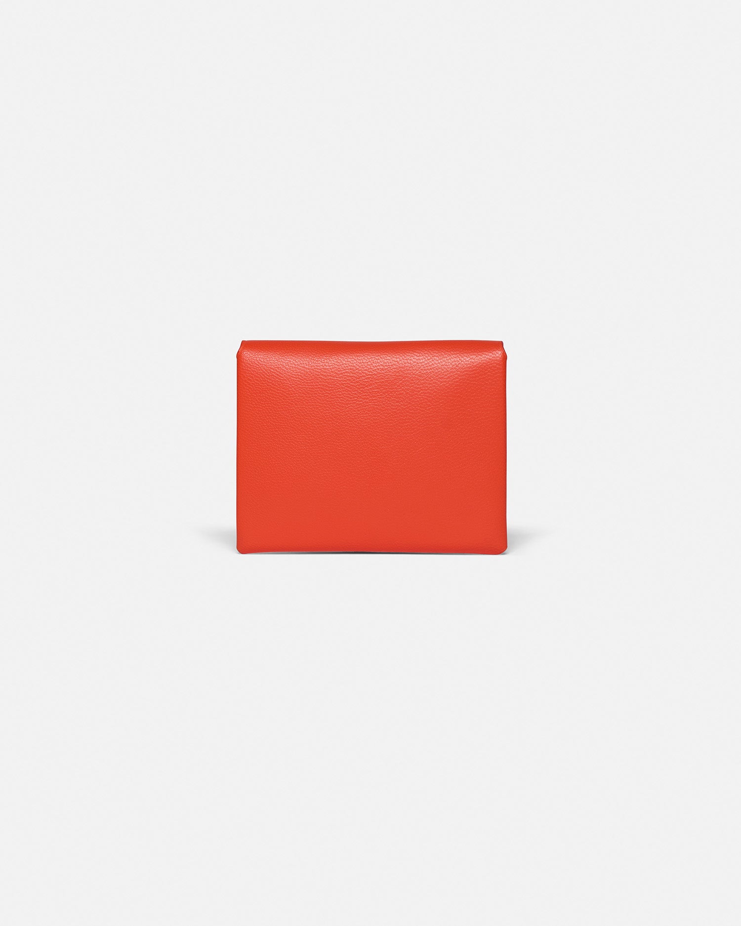 Folded - Leather Cardholder - Red/Moonbeam