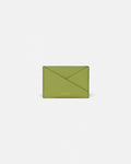 Origami - Leather cardholder - Lime/Moonbeam