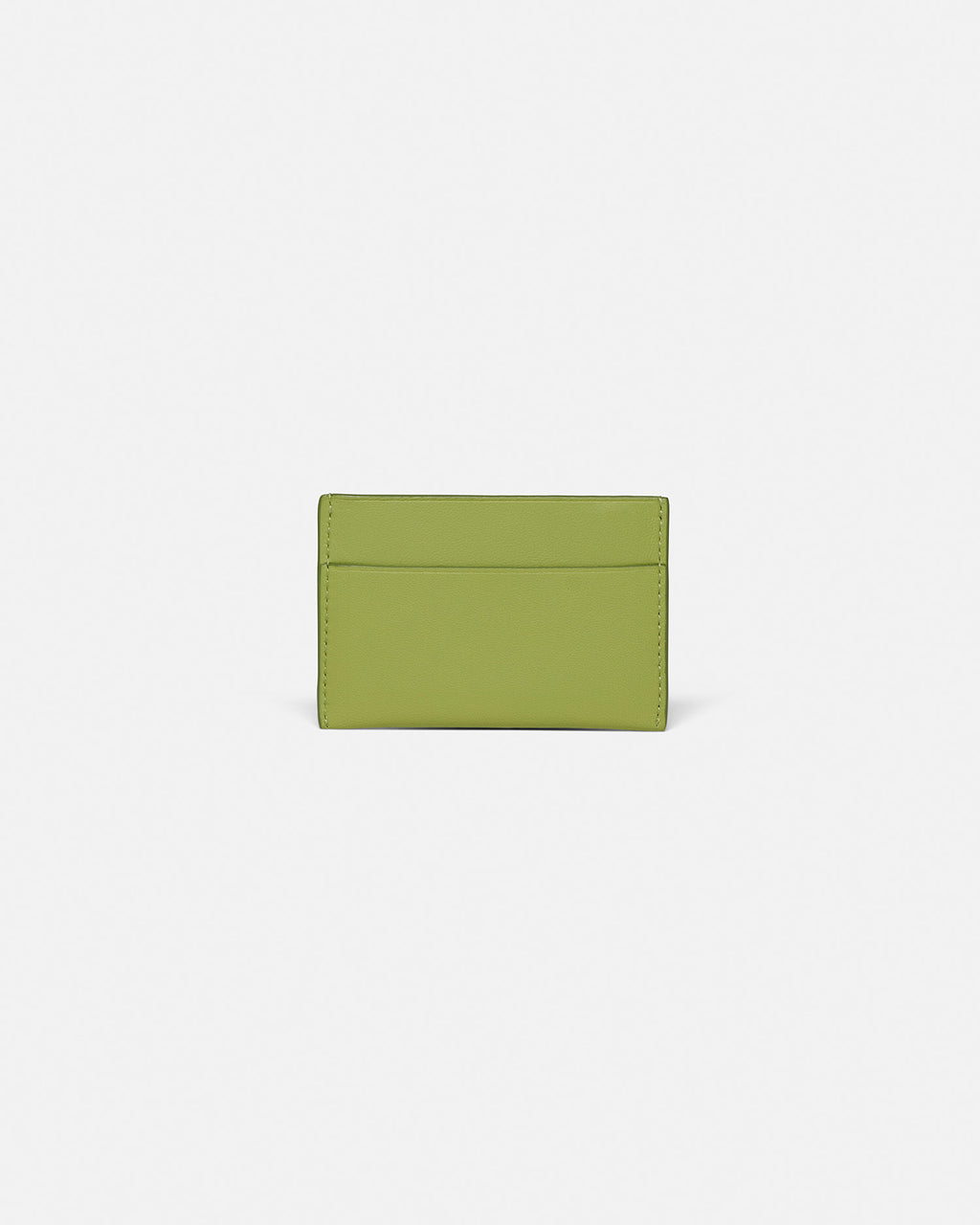 Origami - Leather cardholder - Lime/Moonbeam