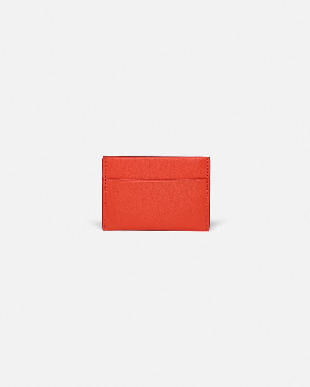 Origami - Leather cardholder - Red/Moonbeam