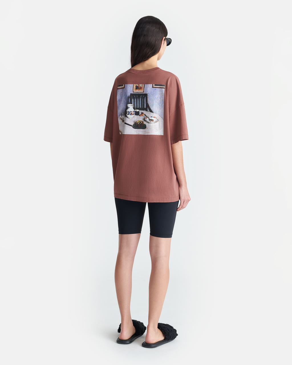 Wren - Printed Cotton-Jersey T-Shirt - Rust/Poppyseed Cake