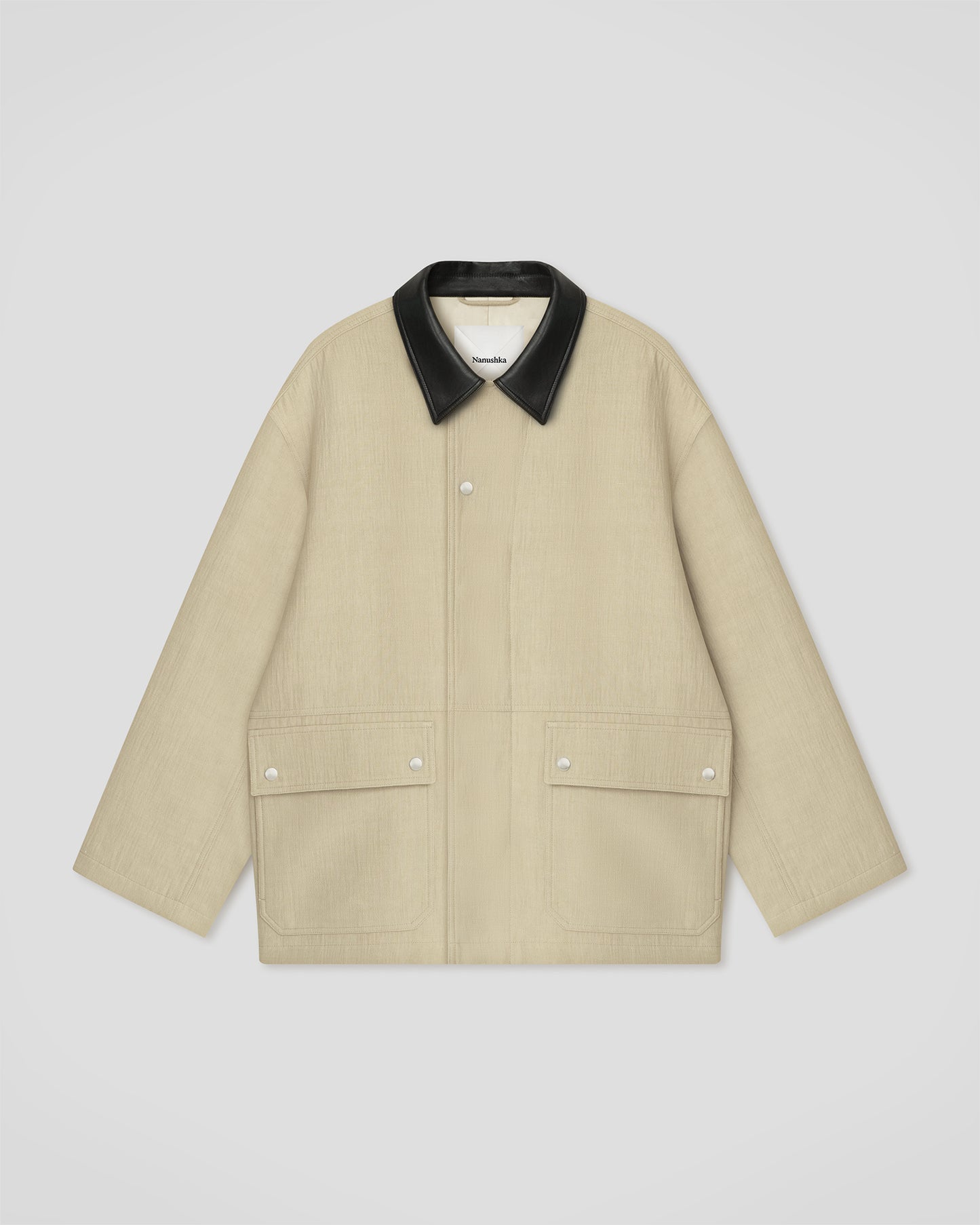 Melesio - Bonded Linen Jacket - Sand