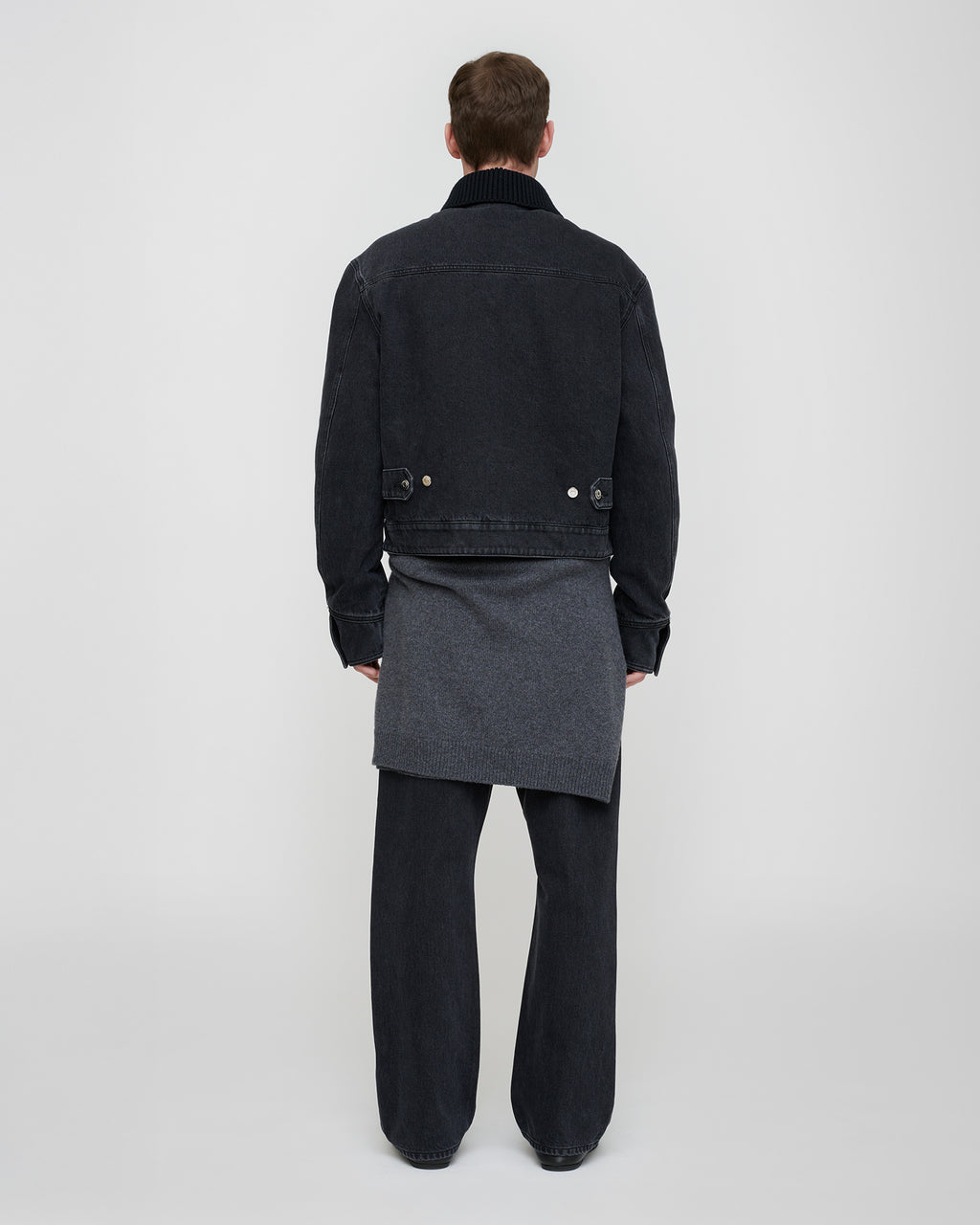 Nowell - Denim jacket - Washed Black/Black