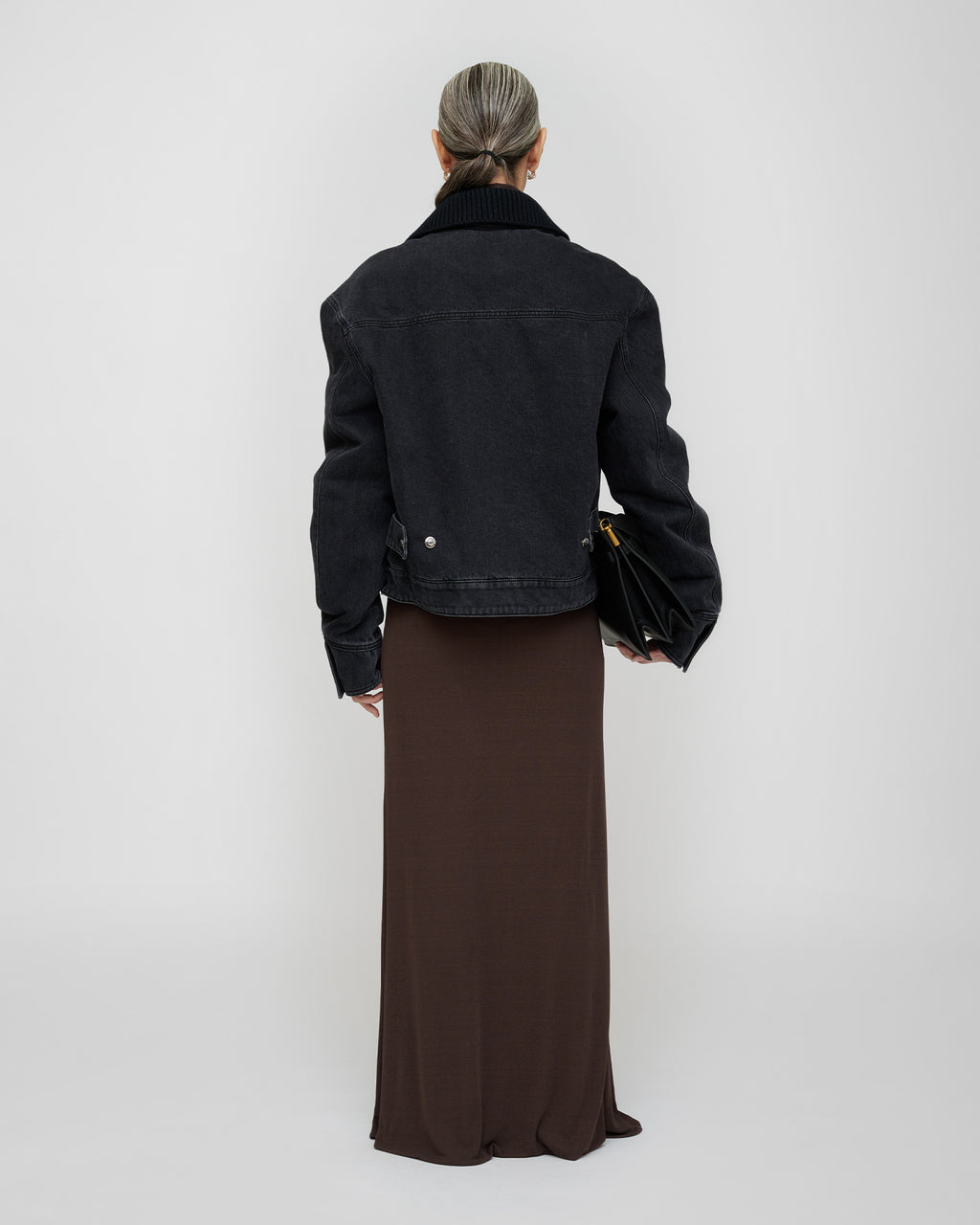 Nowell - Denim jacket - Washed Black/Black