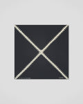 Shoul - Silk Scarf - Origami Black