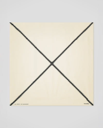 Miani - Silk Scarf - Origami Creme