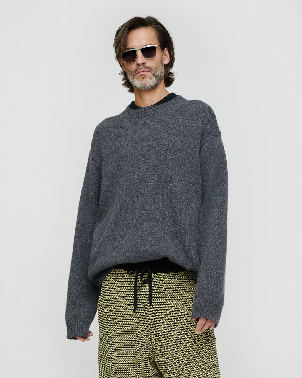 Renea - Wool blend sweater - Storm Grey