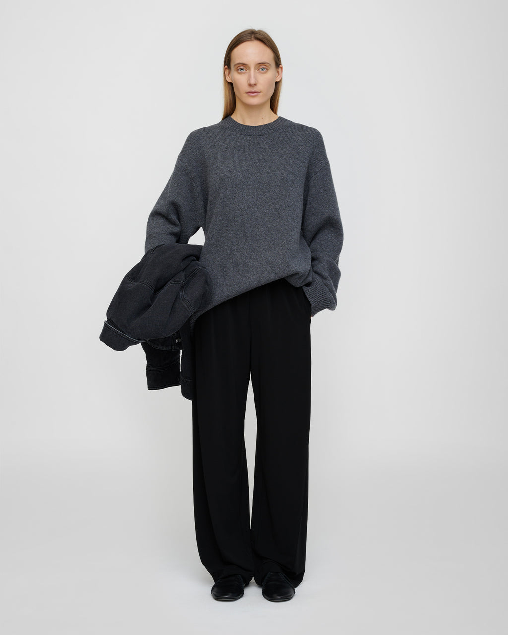 Renea - Wool blend sweater - Storm Grey