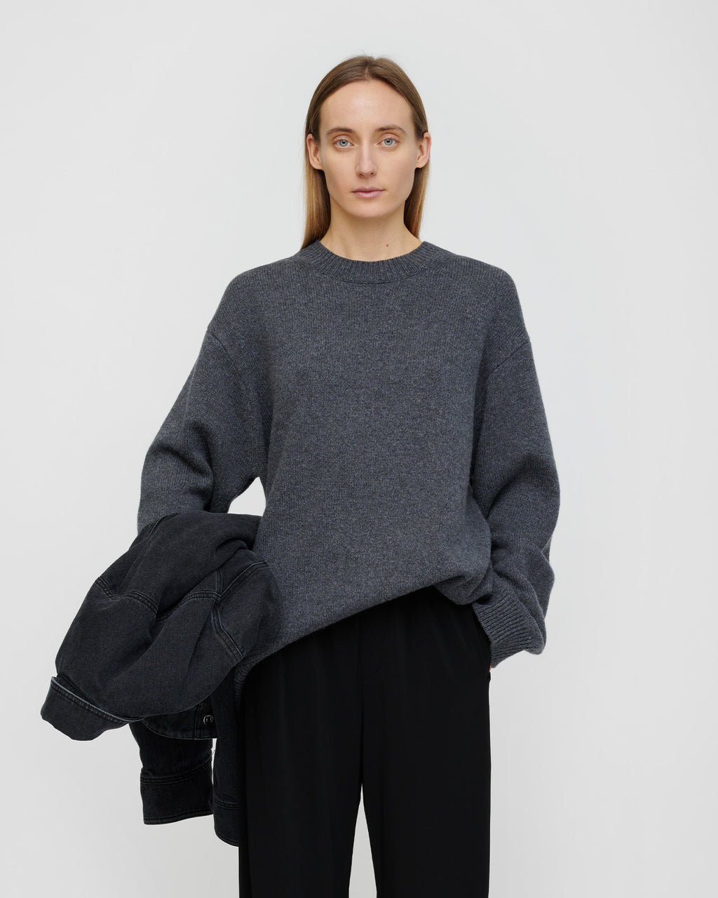 Renea - Wool blend sweater - Storm Grey