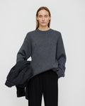 Renea - Wool blend sweater - Storm Grey