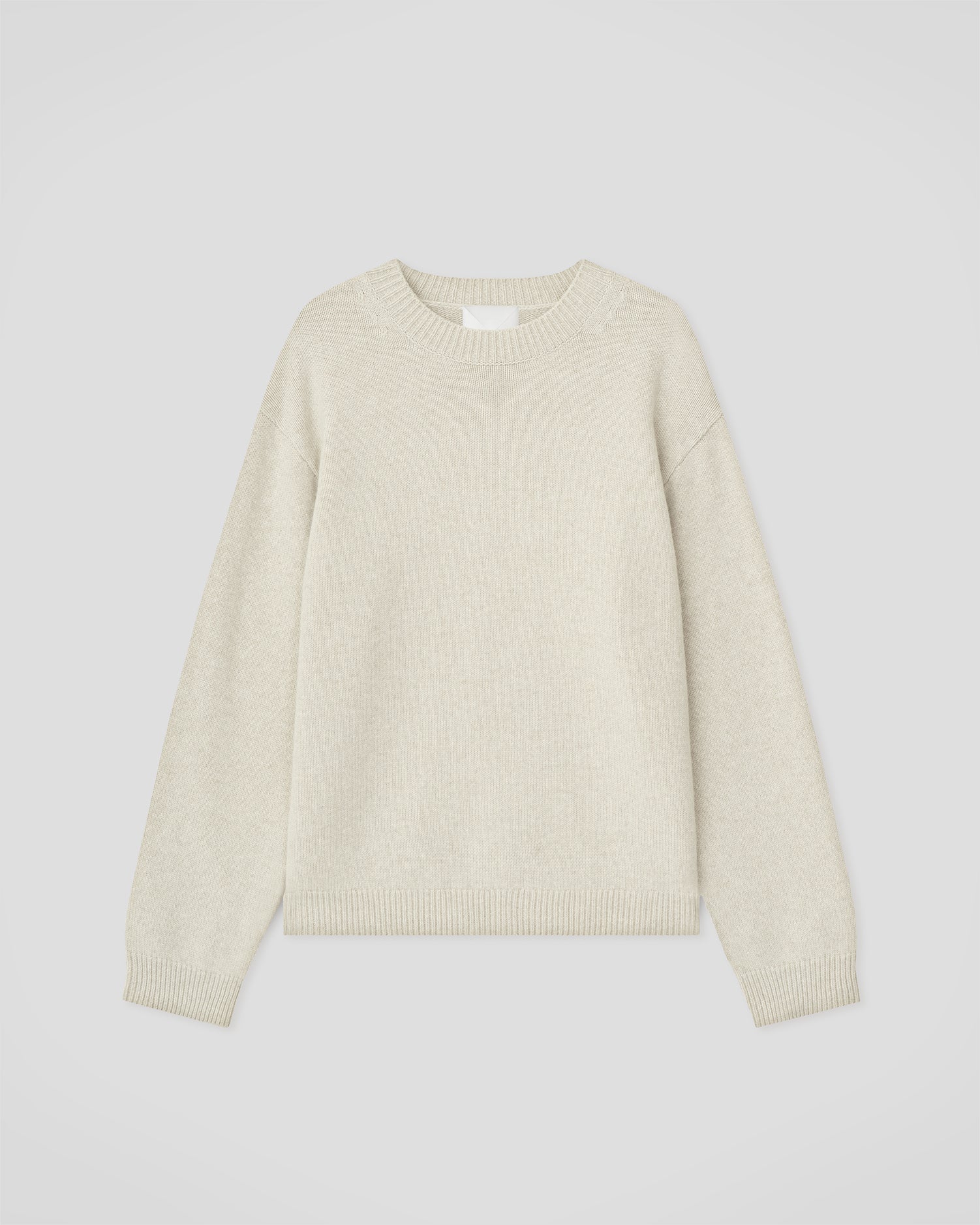 Renea - Wool Cotton Blend Sweater - Creme