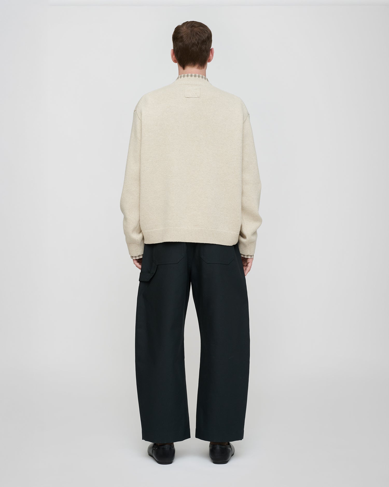 Renea - Wool Cotton Blend Sweater - Creme