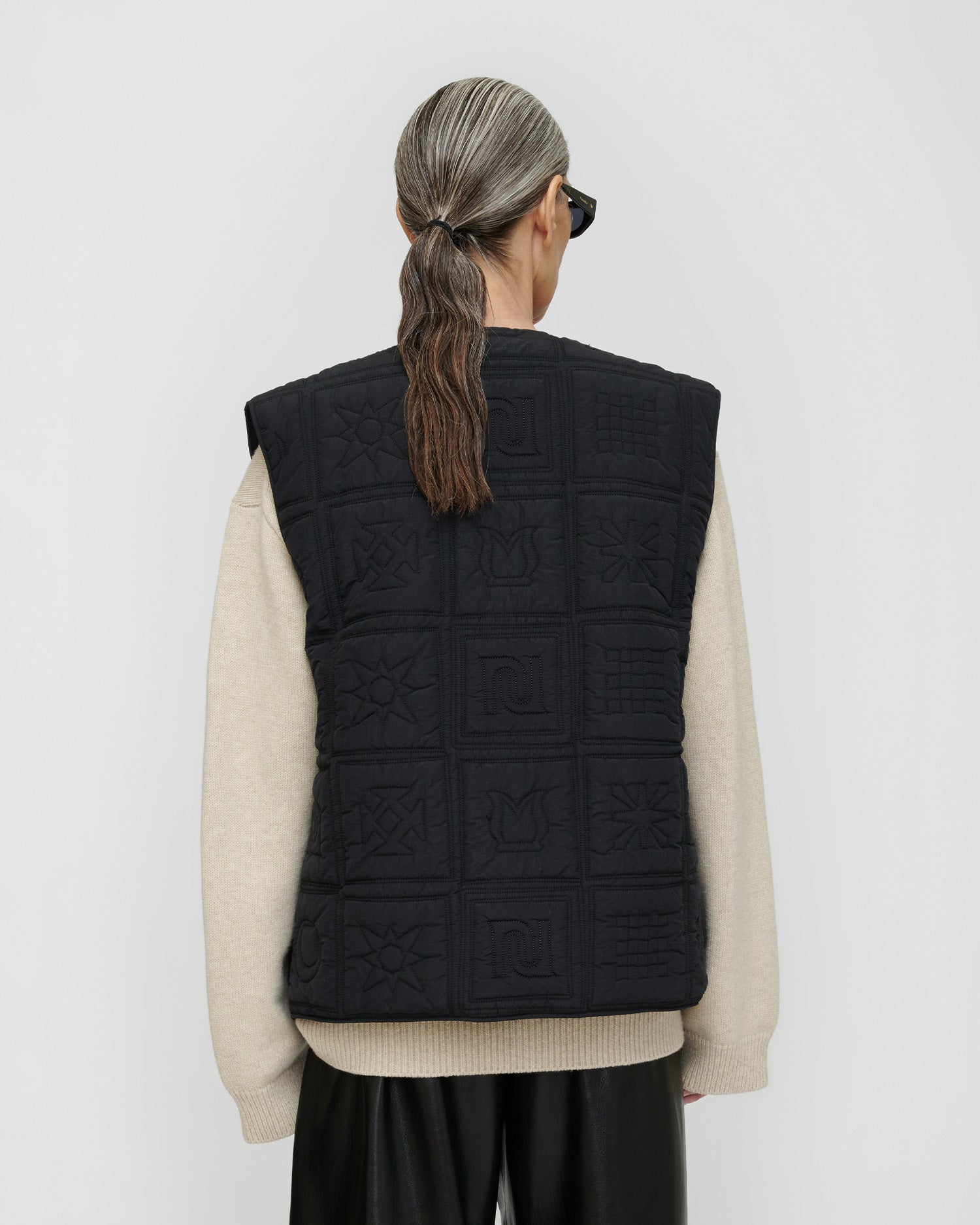 Renea - Wool Cotton Blend Sweater - Creme