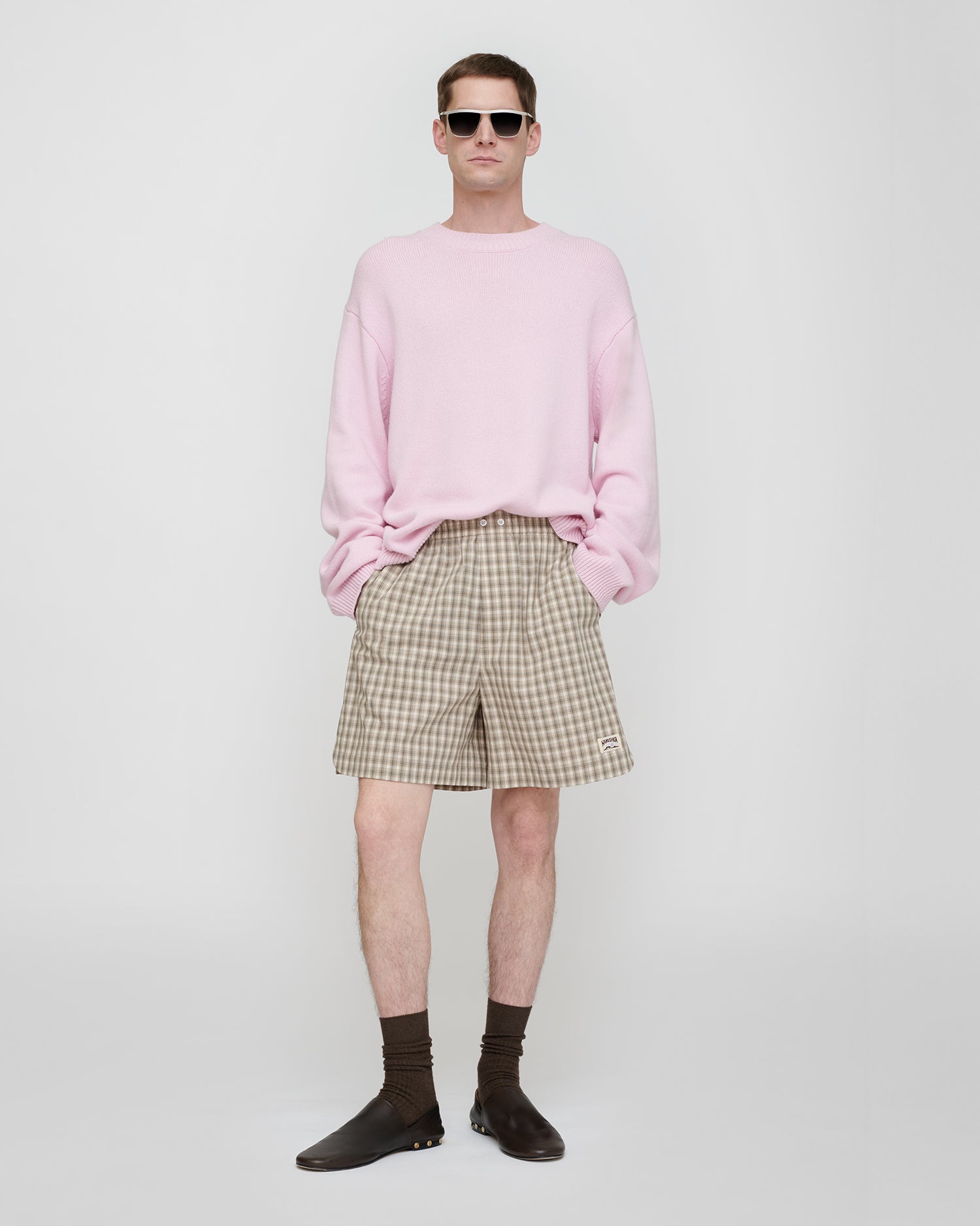 Renea - Wool Cotton Blend Sweater - Pink